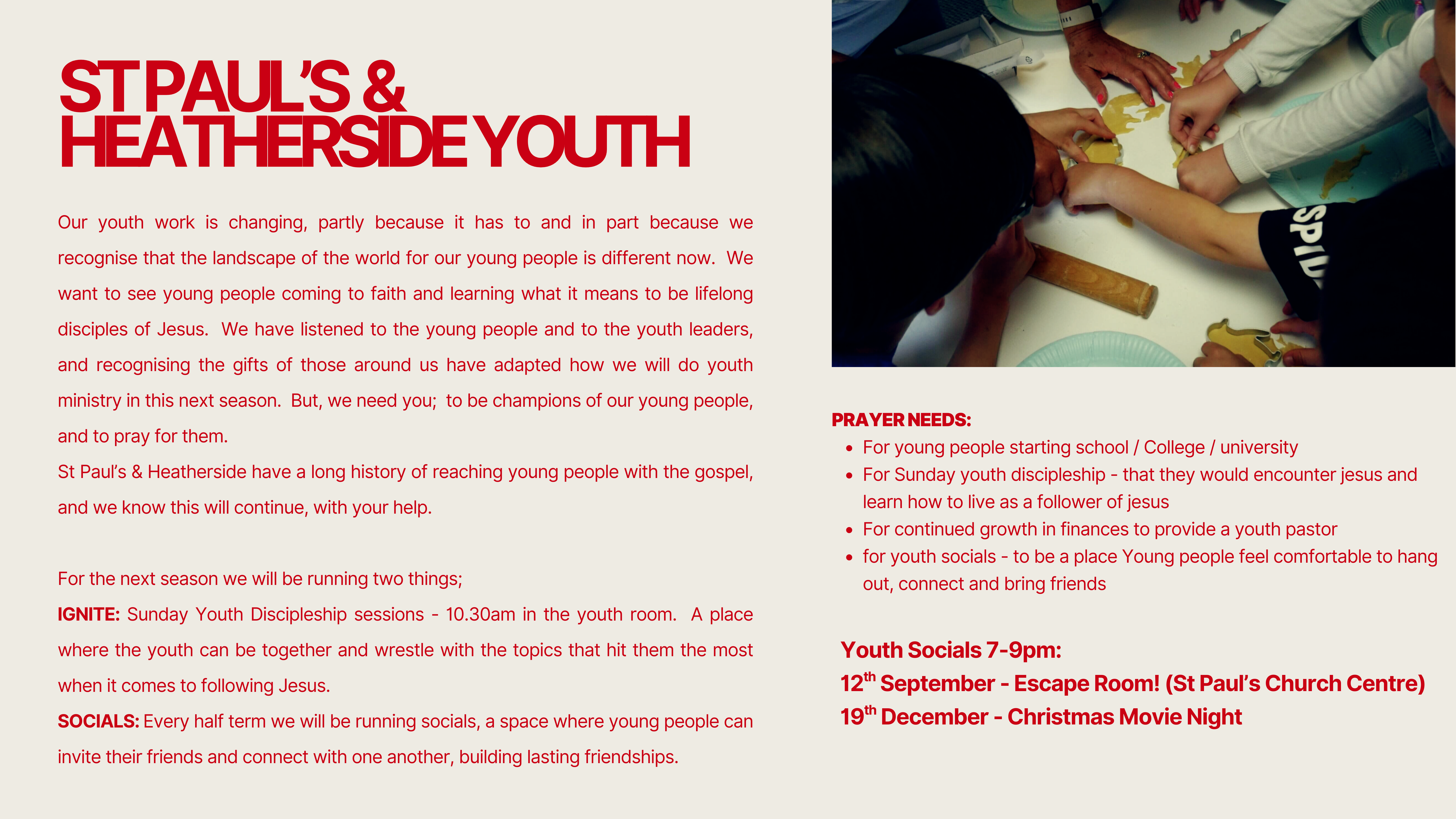 St Paul’s & Heatherside Youth-